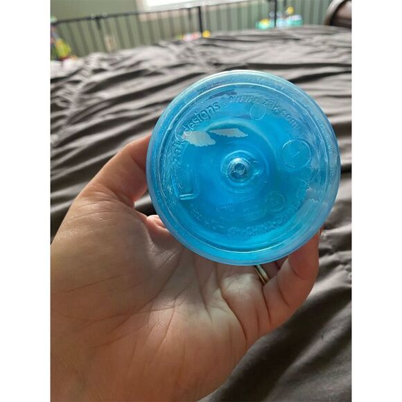 Zak Minecraft 3D Pixelated Water Bottle 500ml Flip Straw Lid Green - Picture 4 of 4